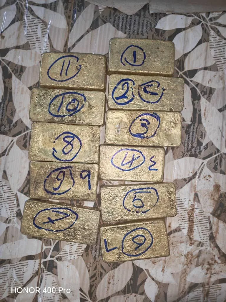 ضبط أكثر من 14 كيلوغراماً من الذهب بدون مستندات