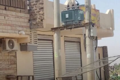 إزالة تعديات على طريق النيل الغربي بكرري