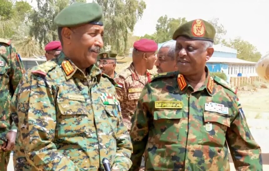 البرهان يعزي وعطاء في دعم الجيش وسط الأزمات